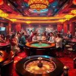 Lương sơn TV enhances the thrill with a view of lucky casino players celebrating big wins at vibrant tables.