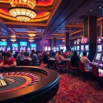 MM88 showcases players thrillingly betting at a lively casino, featuring dynamic tables and vibrant slot machines.