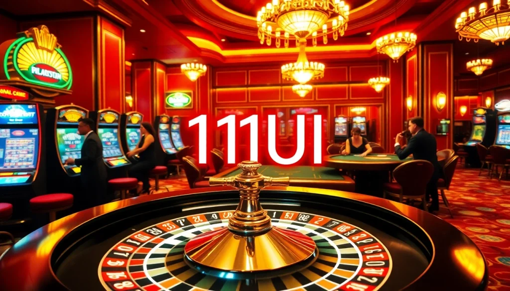 11UU roulette table scene showcasing intense gameplay in a luxury casino.