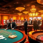 Experience the thrilling atmosphere of 789BET casino with players engaging in poker, roulette, and slot machines.