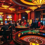 Khuyến Mãi Happyluke features dazzling casino activities with players winning at blackjack and roulette tables.