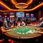 Zbet brings excitement as players engage in lively poker games amid a vibrant casino atmosphere.