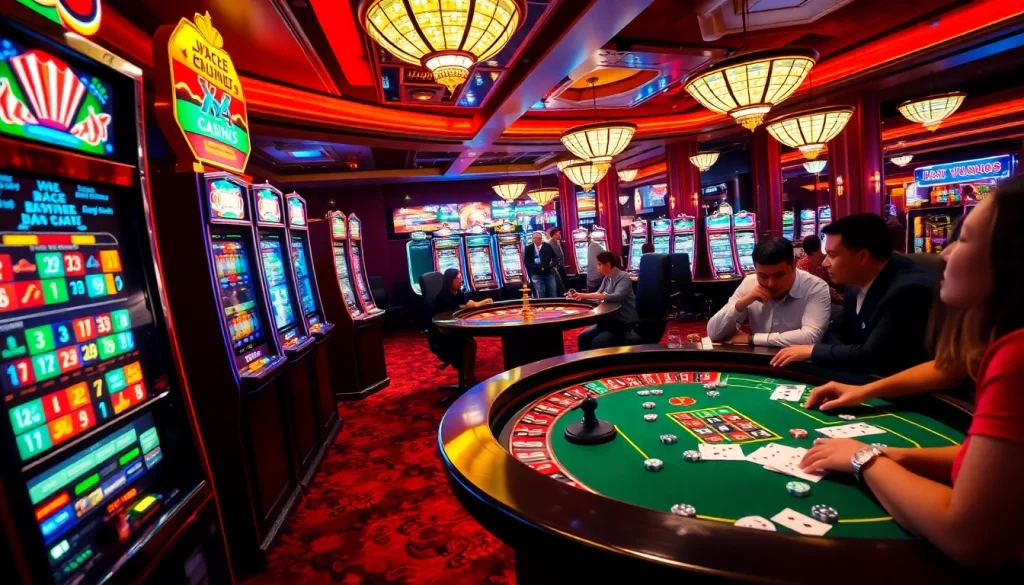 Engage in the exhilarating experience of the XX88 casino, where vibrant slot machines and thrilling poker games abound.
