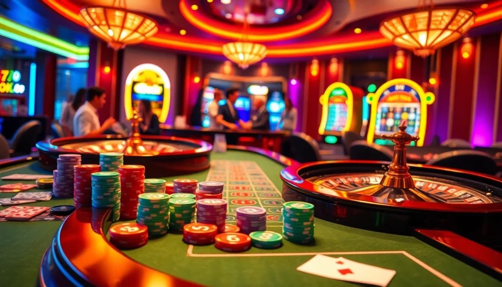 Players enjoy thrilling casino games like poker and roulette at tv88's luxurious gambling tables.