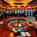 Experience the thrill of XX88 at an upscale casino featuring roulette, slots, and poker excitement.